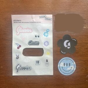glossier stickers bundle